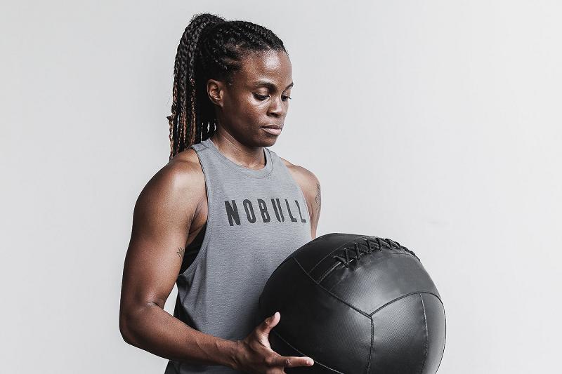 Women's Nobull WoHigh-Neck (CLASSIC Colors) Tanks Grey | SG C3220T